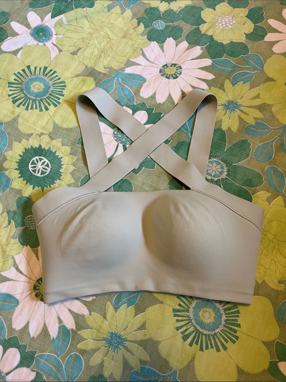 Strappy sports bra